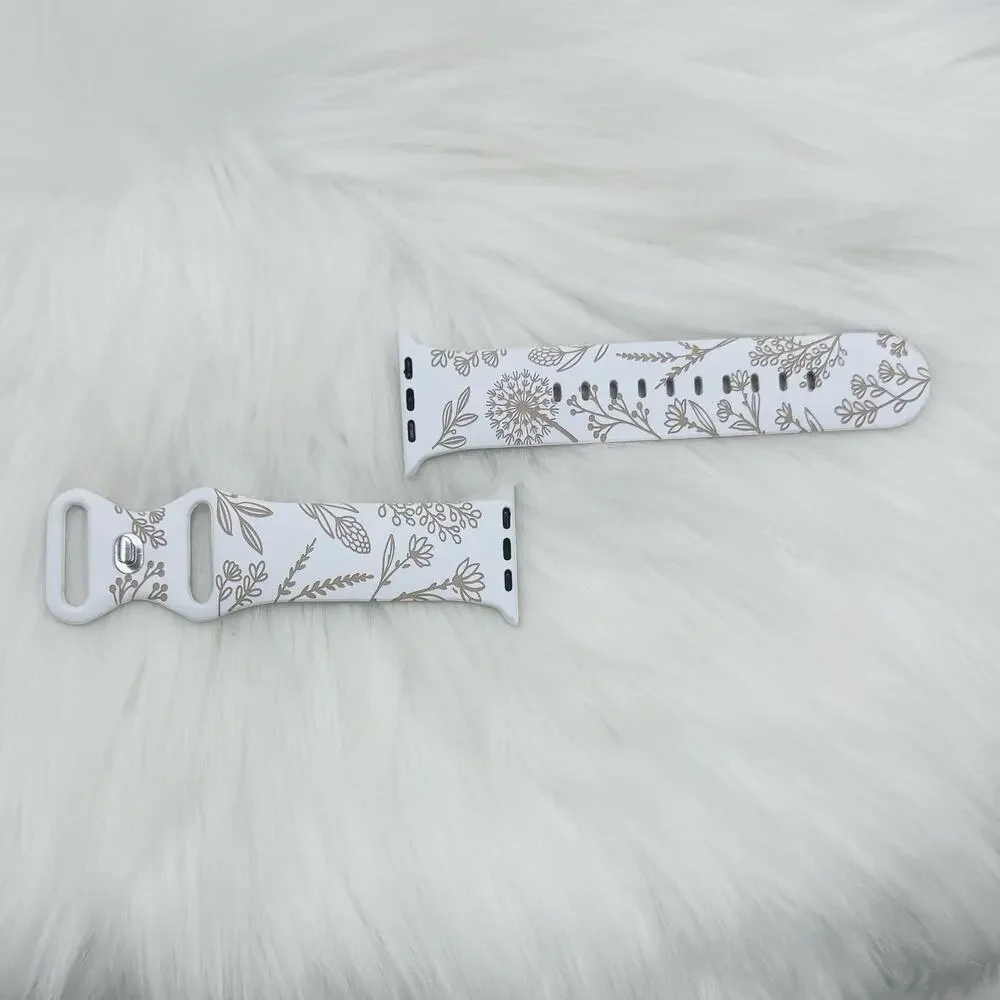 Watch Bands for Apple Watch Series 42mm 44mm 45mm 49mm White base